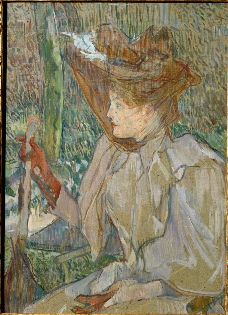 Eldivenli kadın by Henri de Toulouse-Lautrec