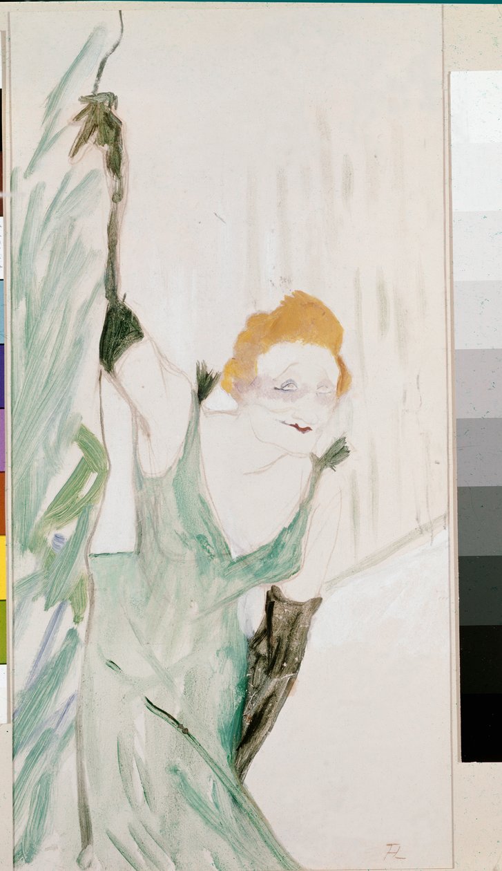 Yvette Guilbert seyirciyi selamlıyor by Henri de Toulouse Lautrec