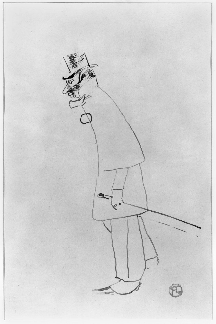 Bir Ev Doktoru, Gabriel Tapie de Celeyran (1869-1930) 1894 by Henri de Toulouse Lautrec
