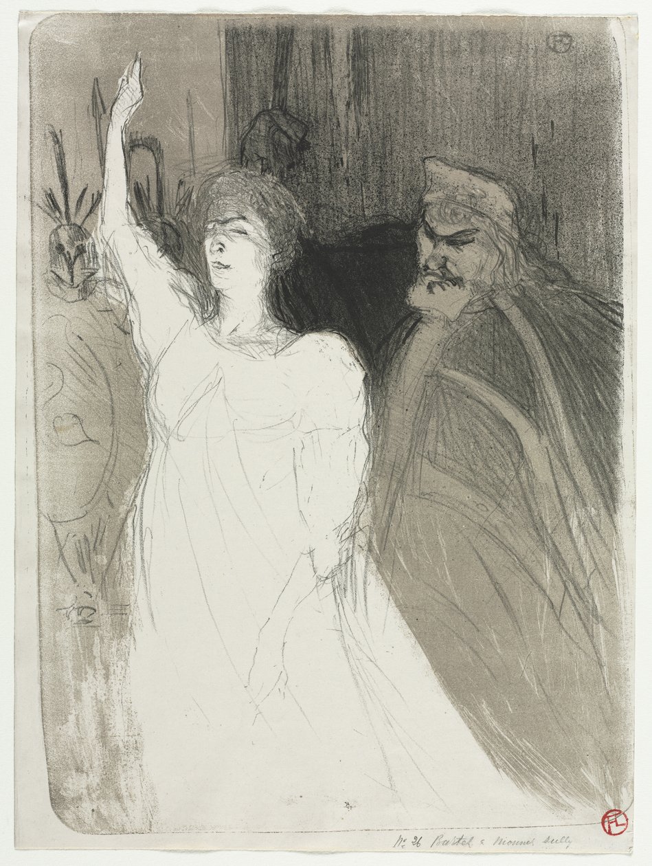 Bir Prens İdil, Clara Ward by Henri de Toulouse Lautrec
