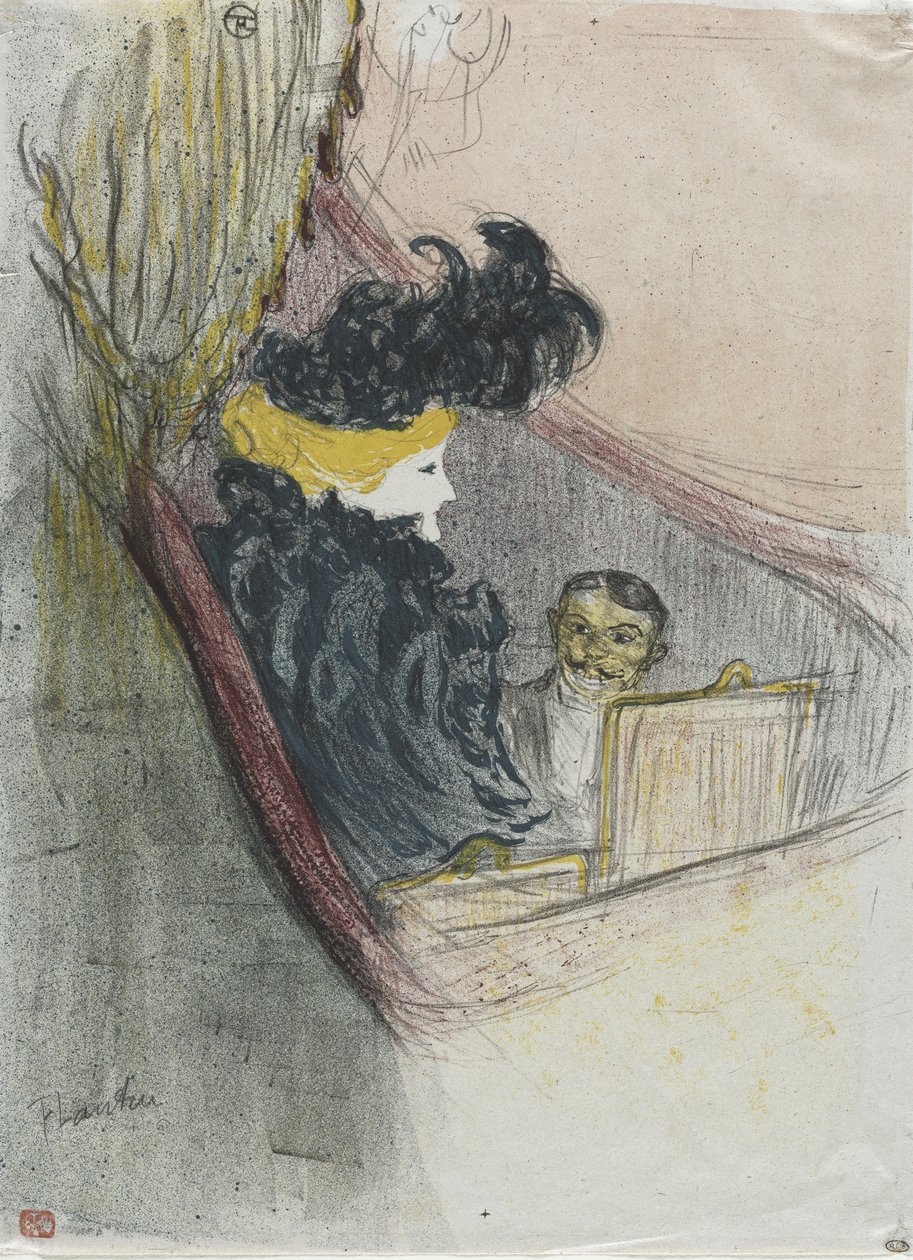 Bir Prens İdil, Clara Ward, 1897 by Henri de Toulouse Lautrec