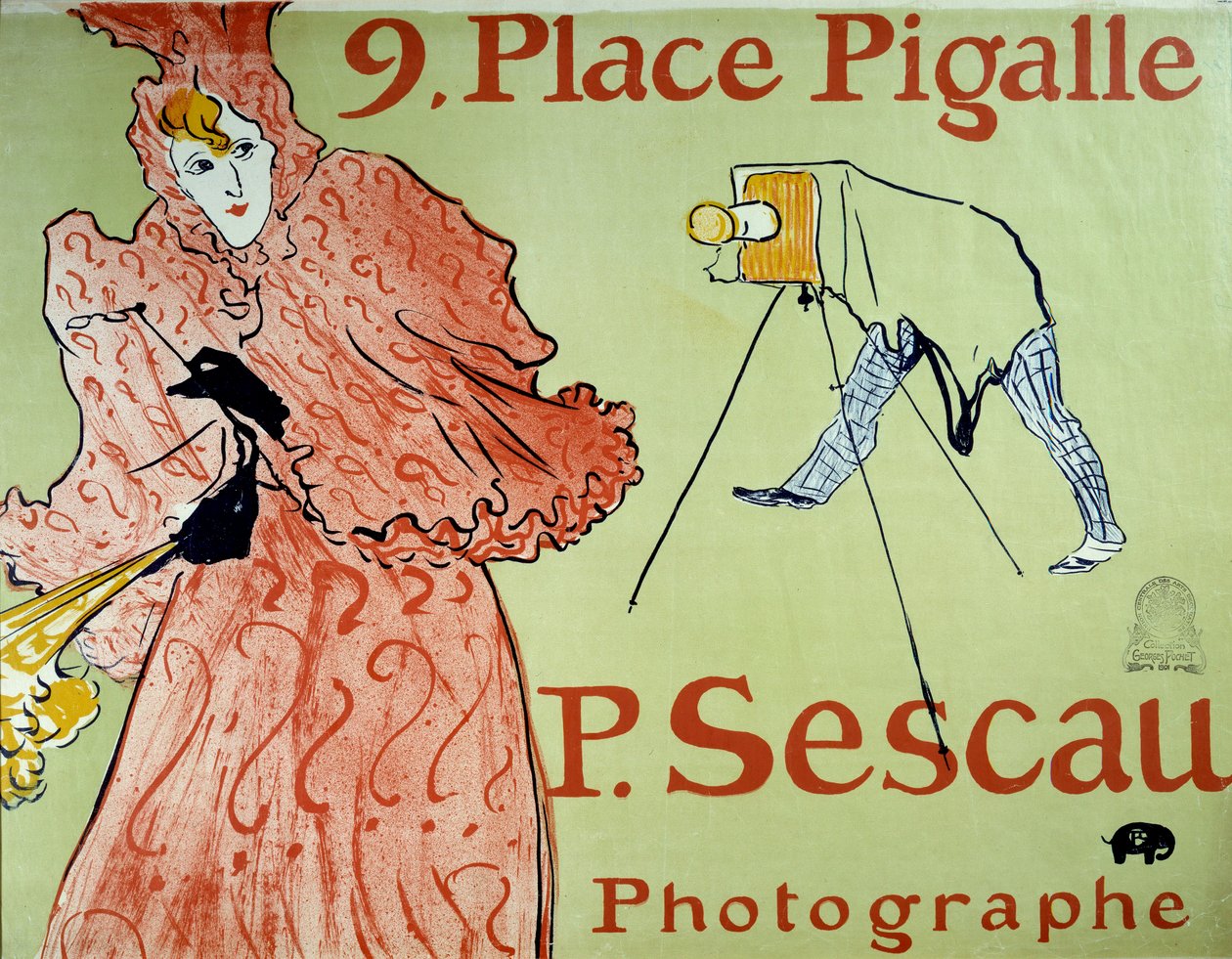 Fotoğrafçı P. Sescau için reklam, Montmartre