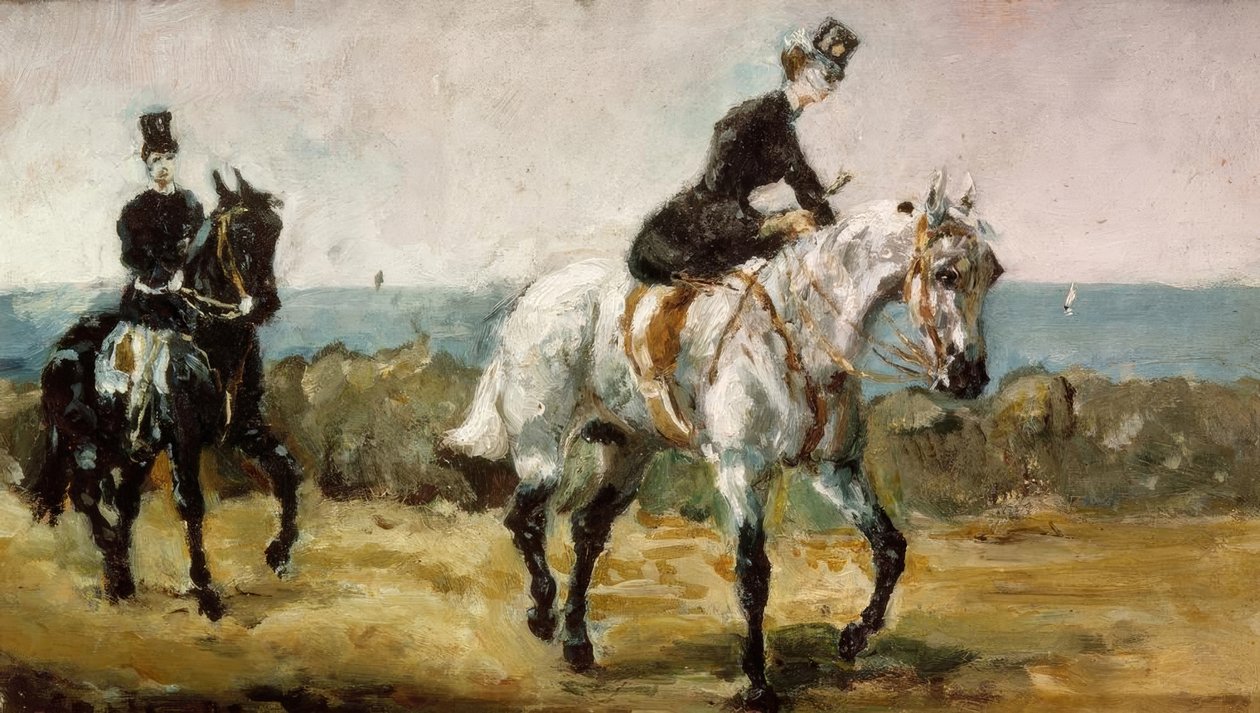 Amazon onu damat takip etti by Henri de Toulouse Lautrec