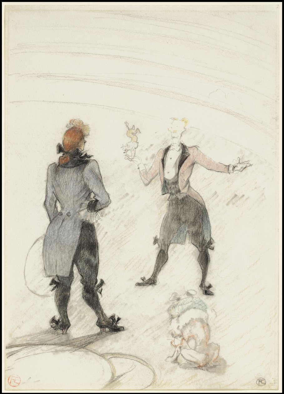Sirkte: Köpek Eğitmeni, 1899 by Henri de Toulouse Lautrec
