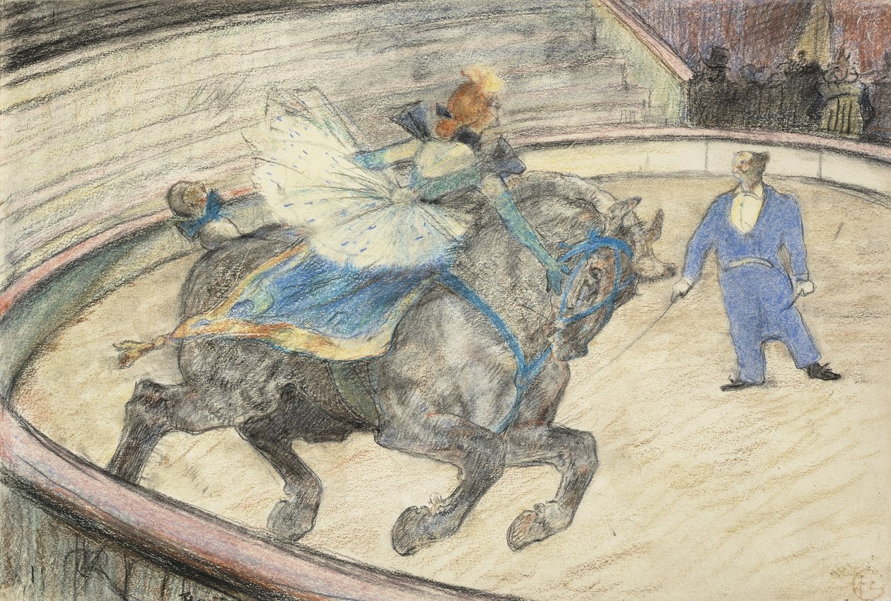 Sirkte: Ringde Çalışmak, 1899 by Henri de Toulouse Lautrec