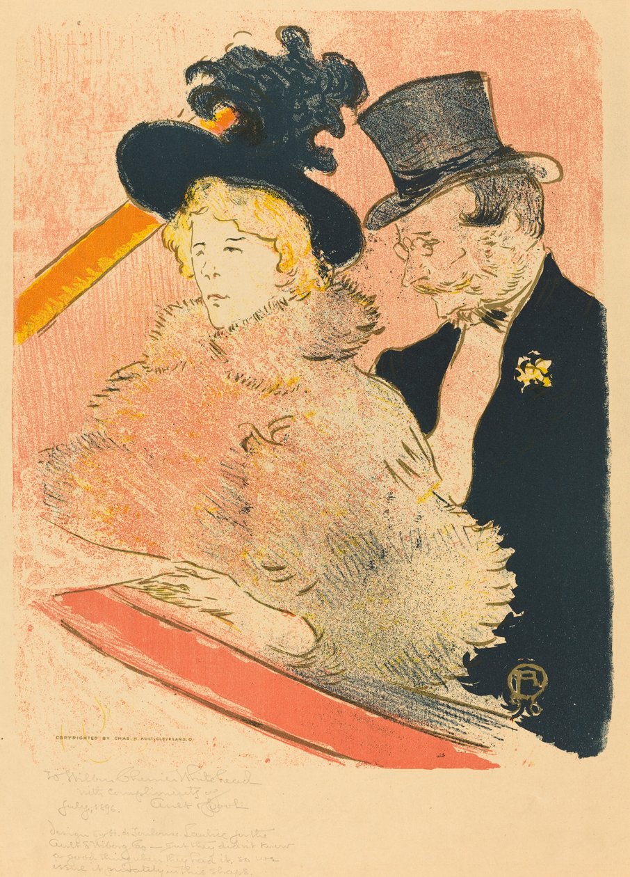 Konserde (Au konseri) by Henri de Toulouse Lautrec