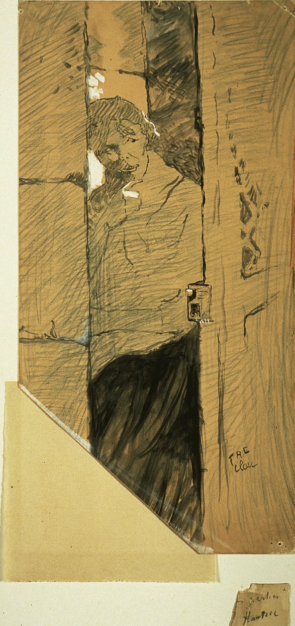 Kapıda by Henri de Toulouse Lautrec