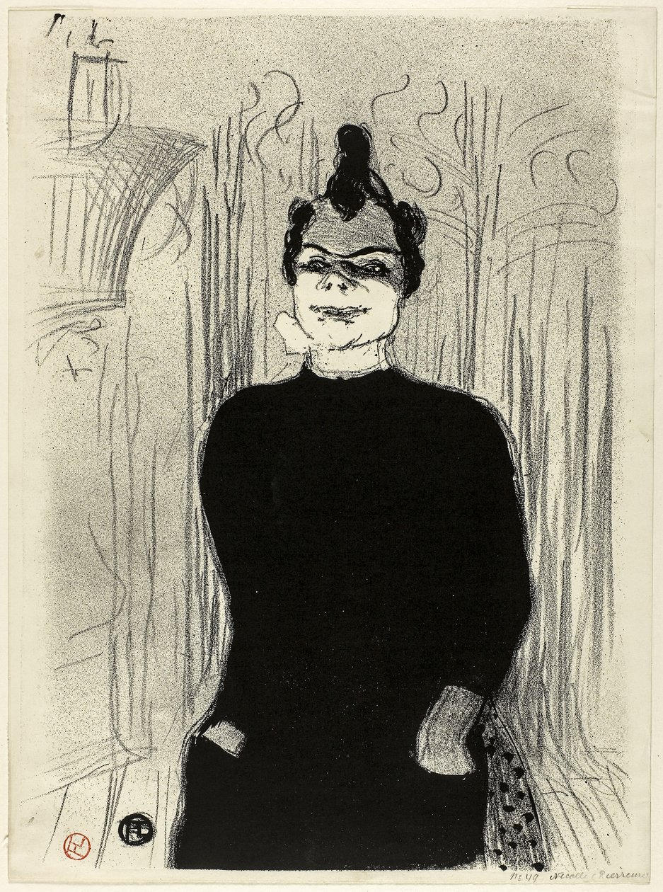 Gaieté Rochechouart'ta: Nicolle by Henri de Toulouse Lautrec