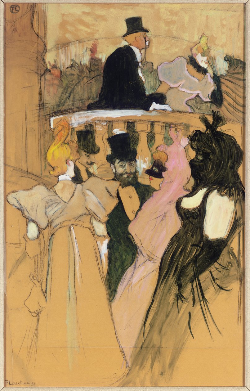 Opera Balosunda; Opera Balosunda, 1893 by Henri de Toulouse Lautrec