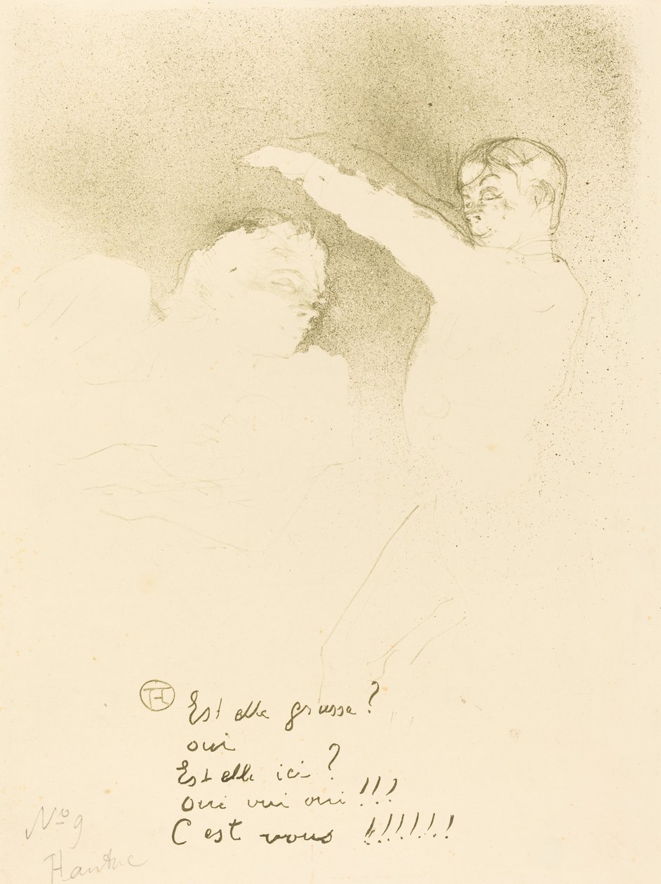 Çeşitlerde: Mlle. Lender ve Brasseur Aux Çeşitleri: Mlle. Lender ve Brasseur, 1893. by Henri de Toulouse Lautrec