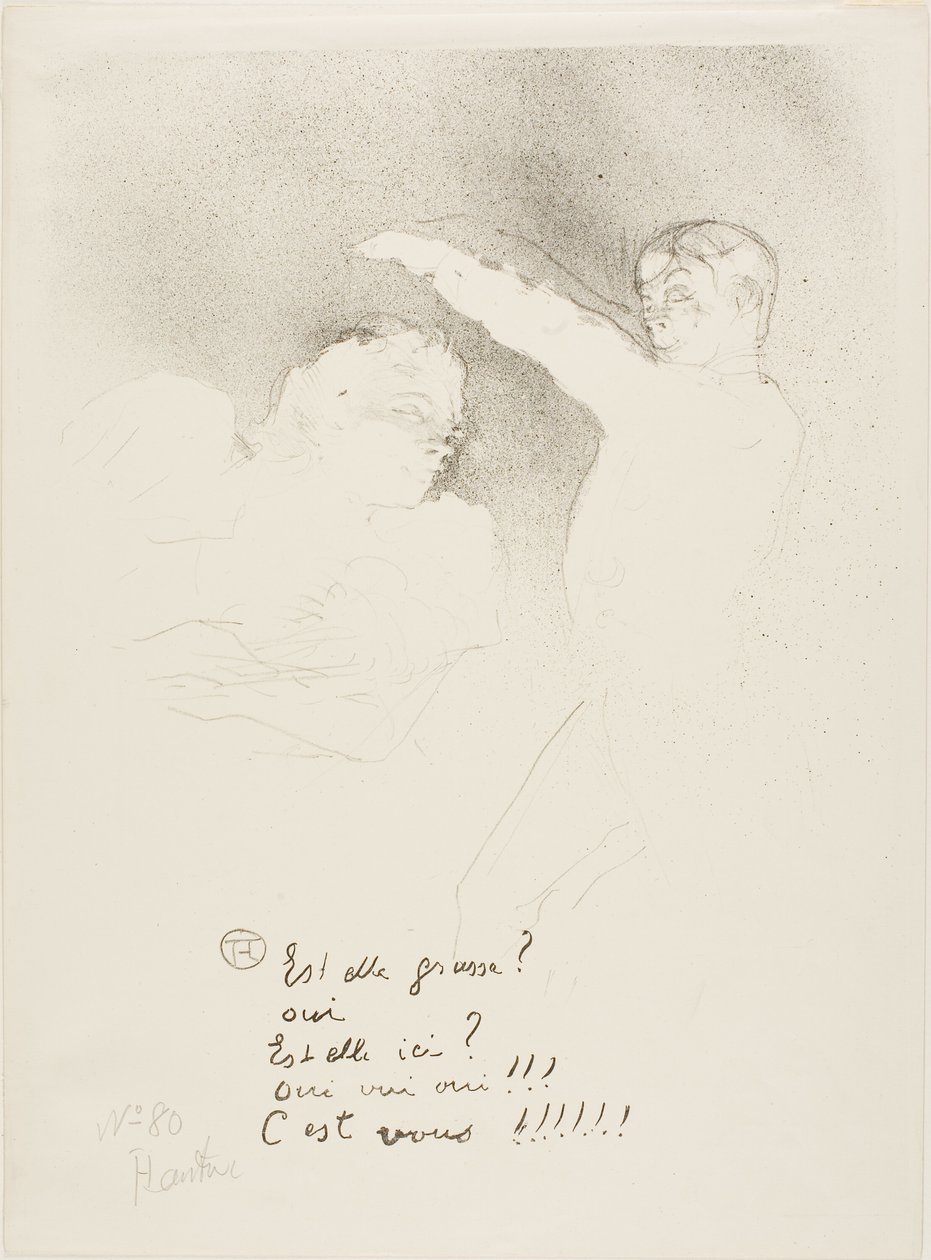 Çeşitlerde: Matmazel Lender ve Brasseur by Henri de Toulouse Lautrec