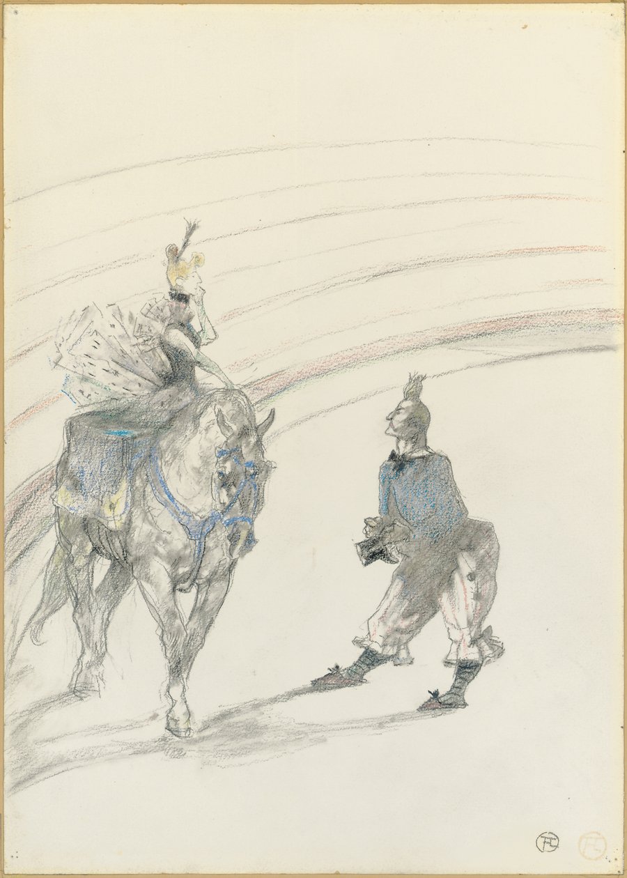 Sirkte: Panel Rider, 1899 by Henri de Toulouse Lautrec