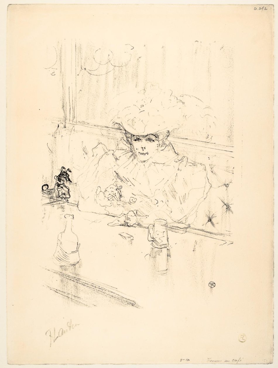horoz sohbetinde by Henri de Toulouse Lautrec