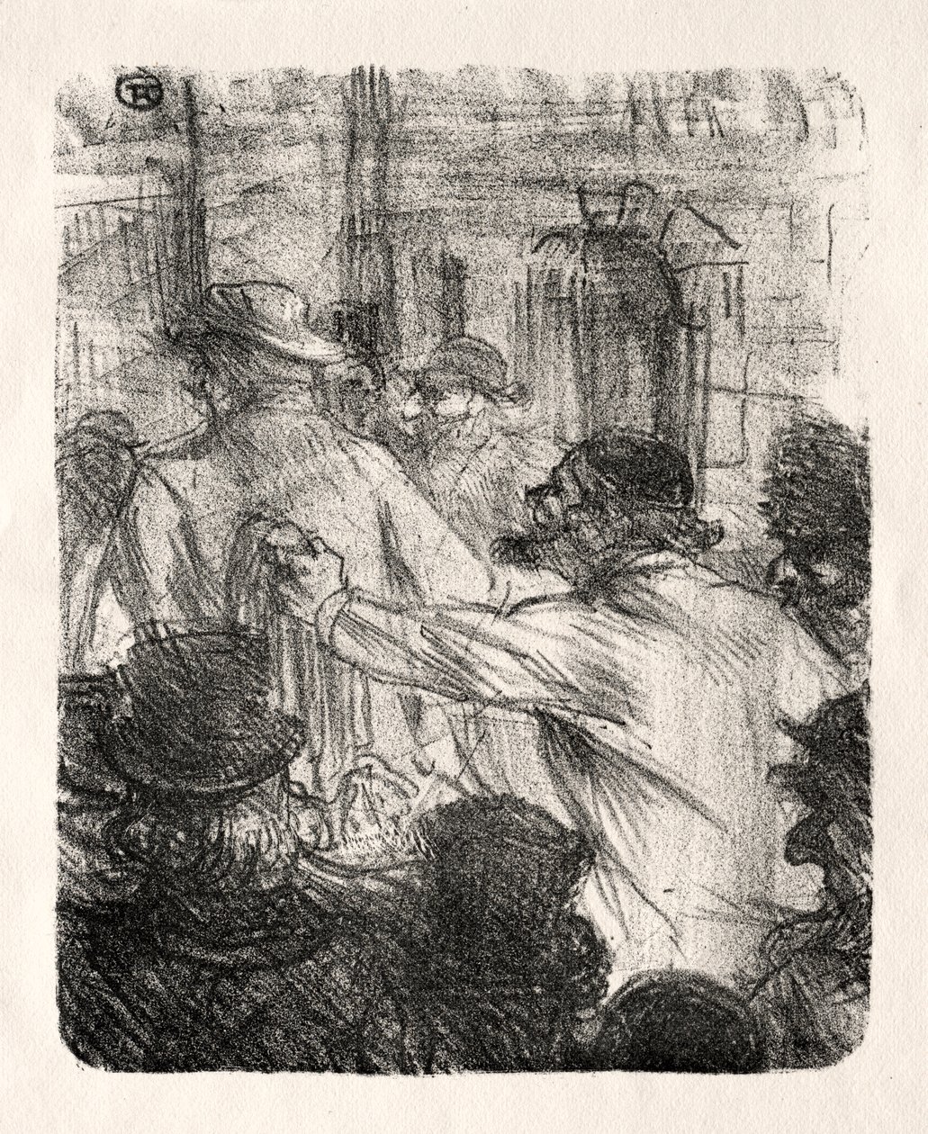 Sina'nın eteklerinde: Kumaş Salonu, Krakow by Henri de Toulouse Lautrec