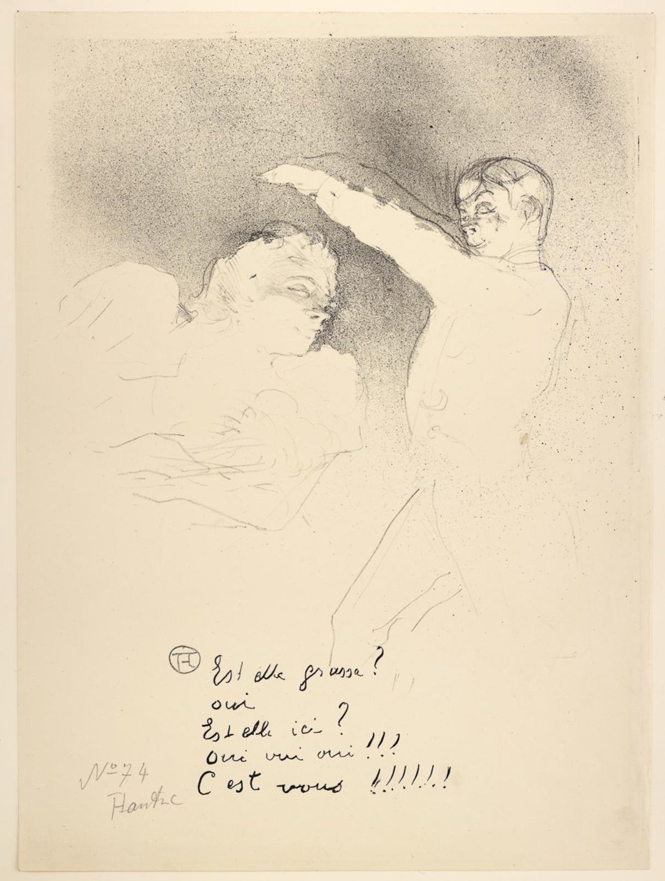 Çeşitlerde, Miss Lender ve Brasseur by Henri de Toulouse Lautrec