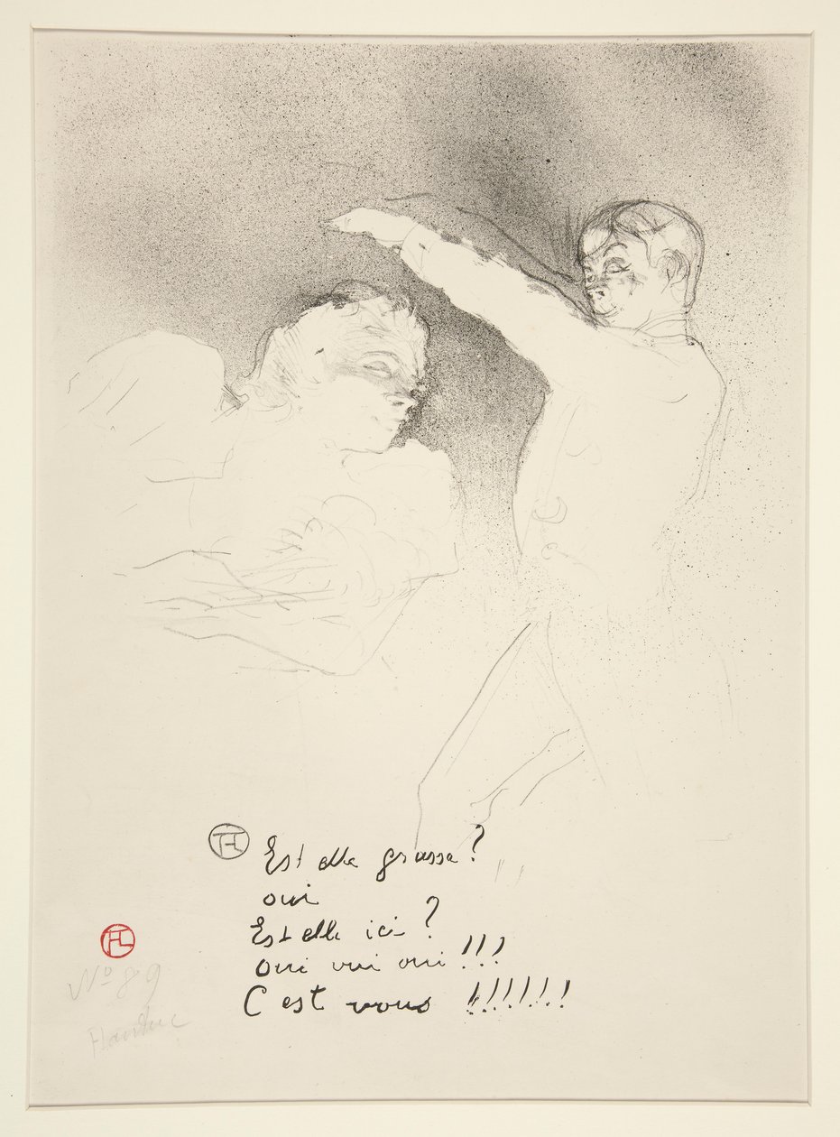 Çeşitlerde: Miss Lender ve Brasseur by Henri de Toulouse Lautrec