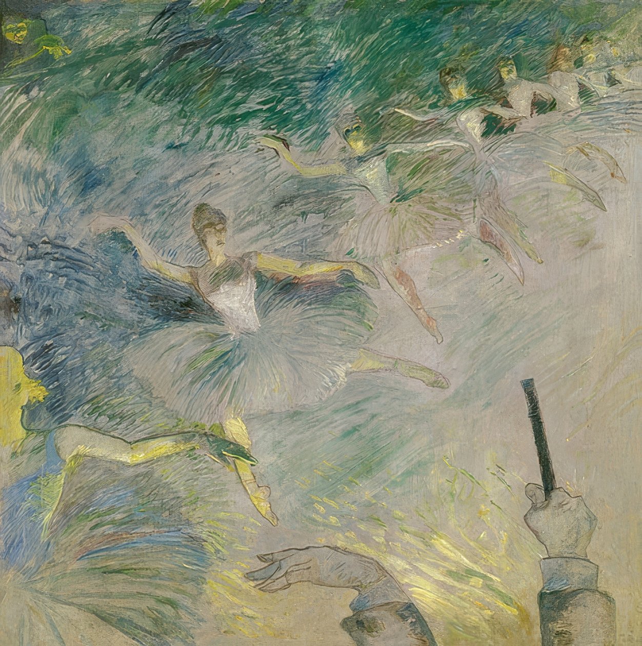 Bale Dansçıları. 1885/86 by Henri de Toulouse Lautrec