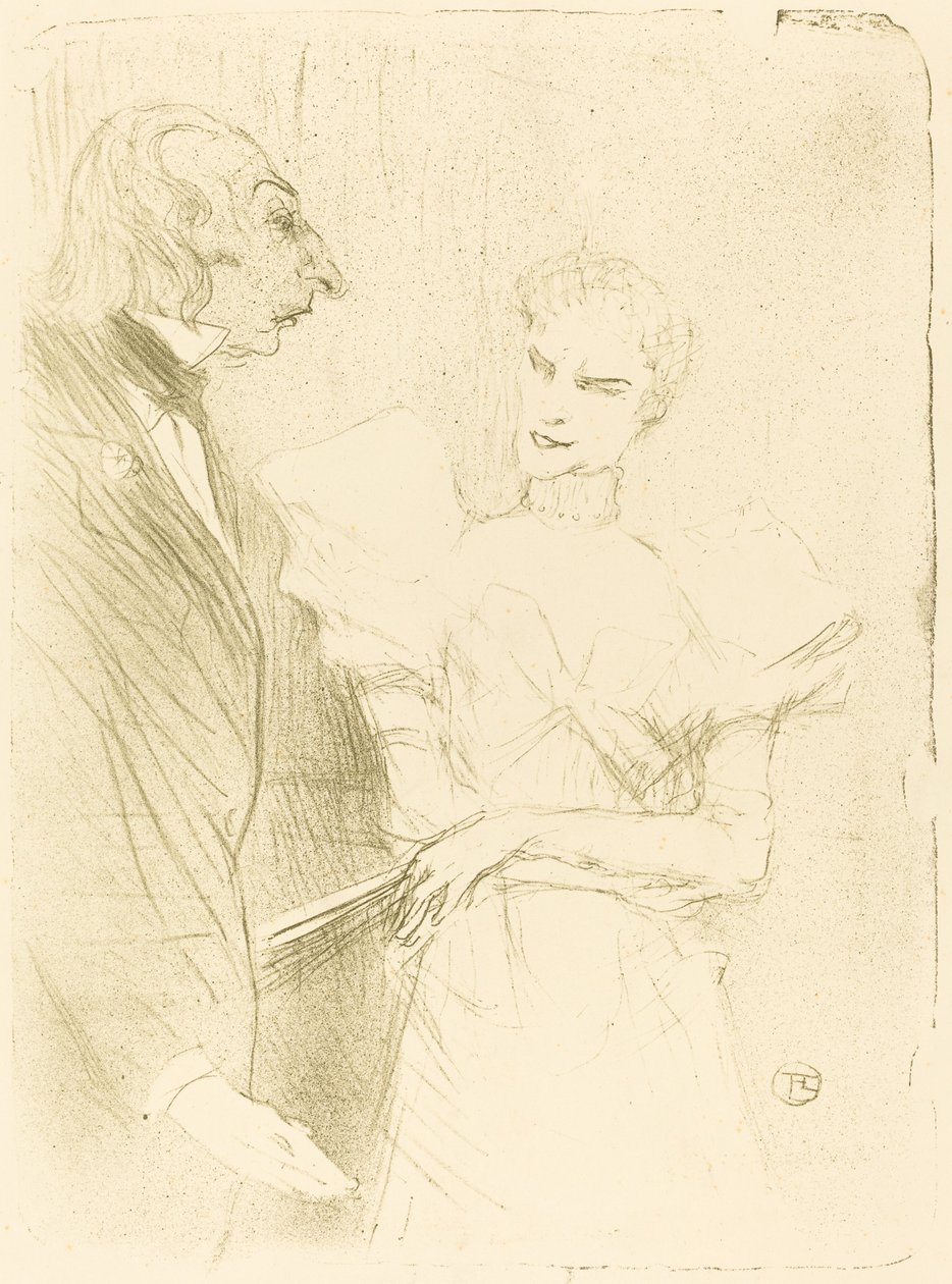 "Cabotins" de Brandes ve Leloir by Henri de Toulouse Lautrec