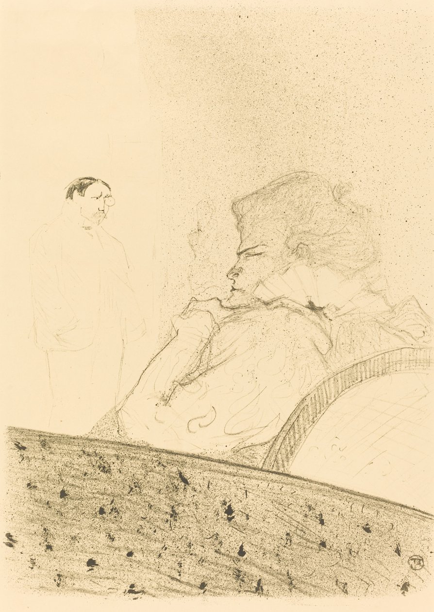 Kutusundaki Brandes Brandes soyunma odasında, 1894. by Henri de Toulouse Lautrec