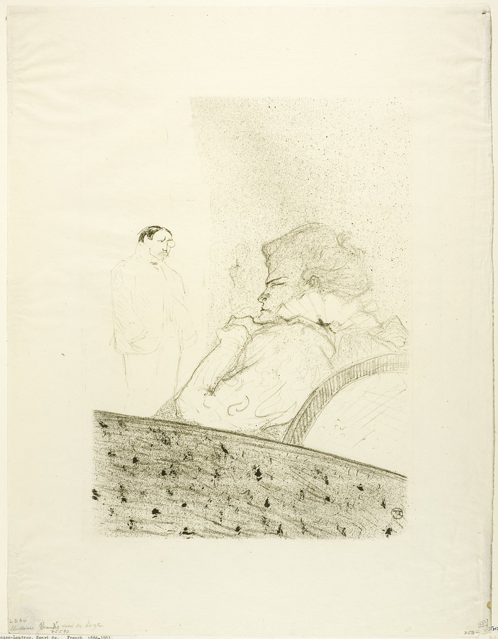 Brandès onun Kutusunda by Henri de Toulouse Lautrec