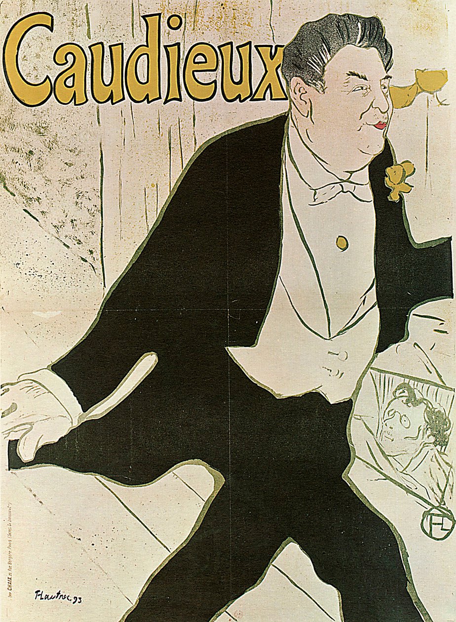 Caudieux, 1893. by Henri de Toulouse Lautrec