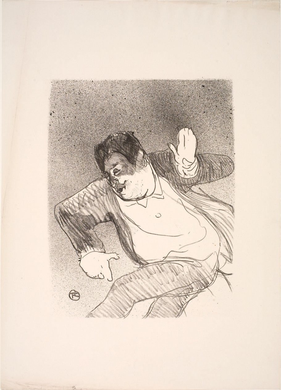 Caudieux, Küçük Kumarhane by Henri de Toulouse Lautrec