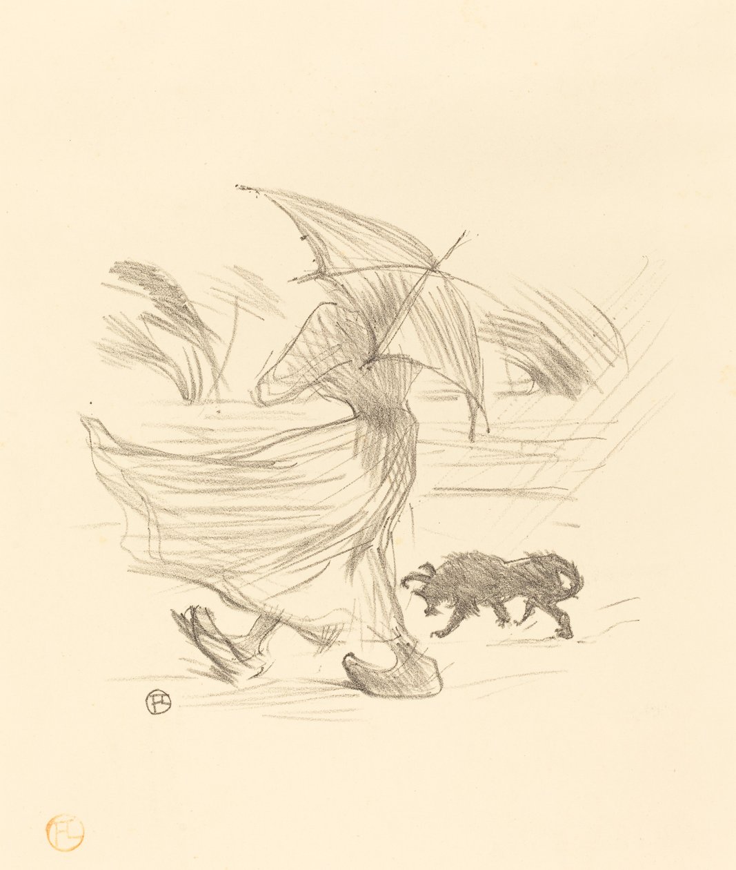yağmur ne diyor by Henri de Toulouse Lautrec