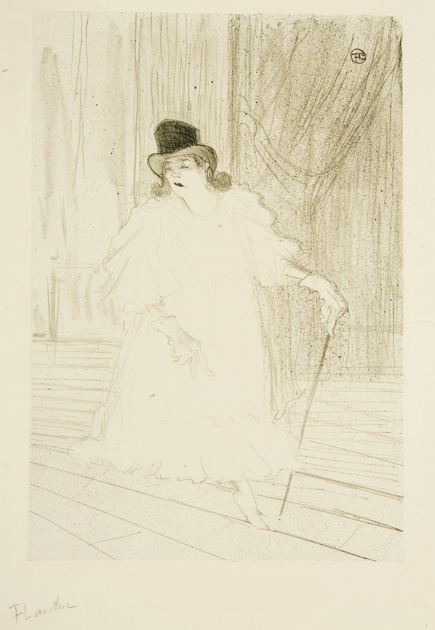 Cecy Loftus, 1895 by Henri de Toulouse Lautrec