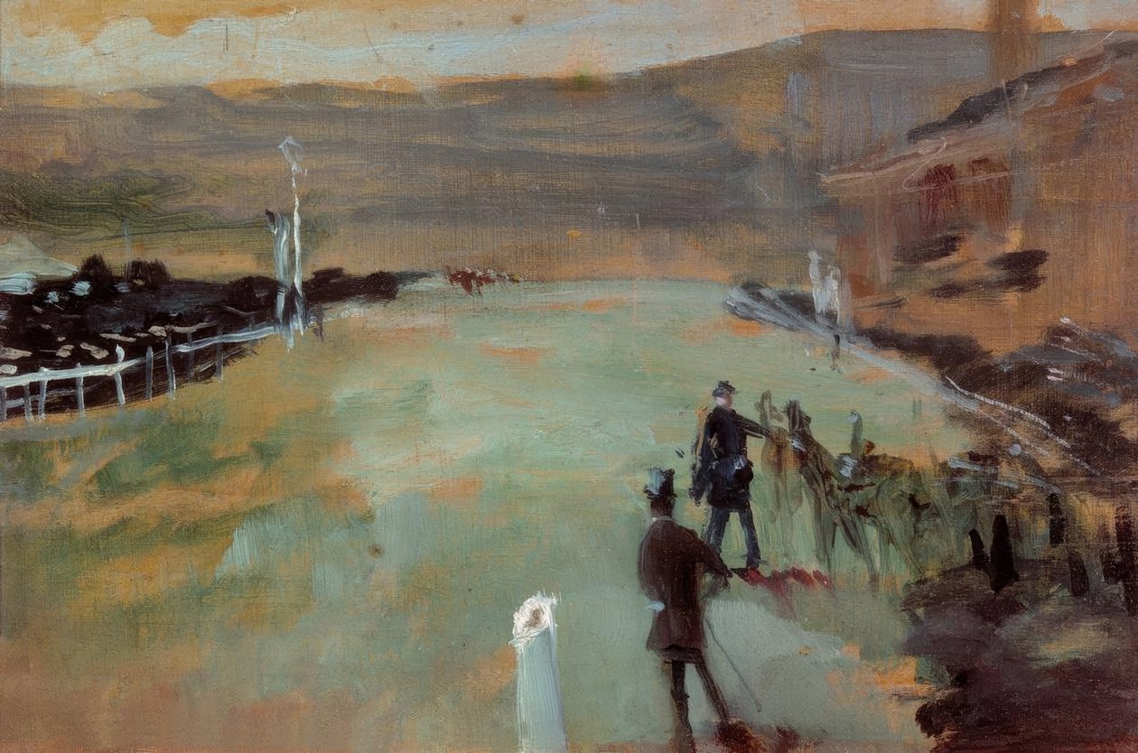 yarış pisti by Henri de Toulouse Lautrec