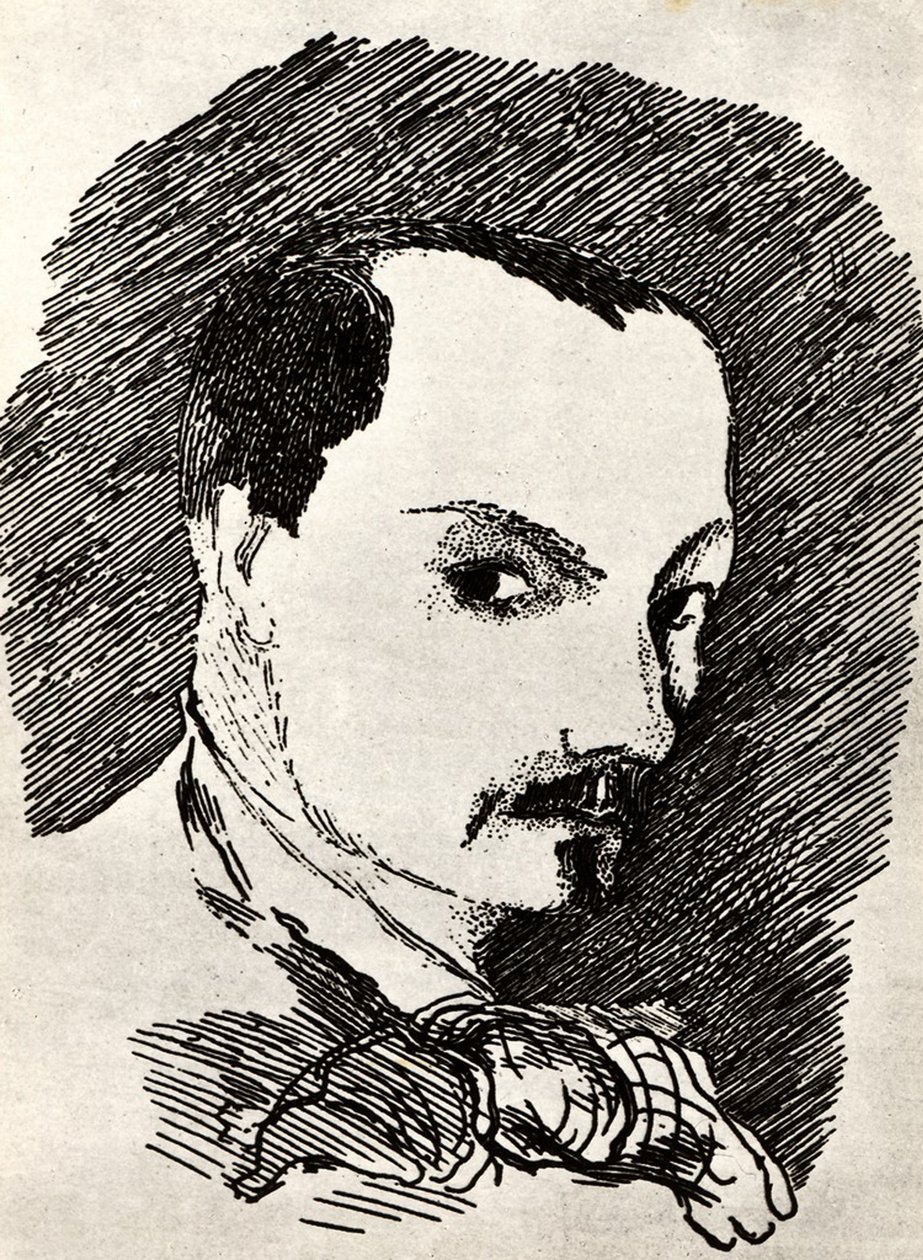 Charles Baudelaire 1821-1867 by Henri de Toulouse Lautrec