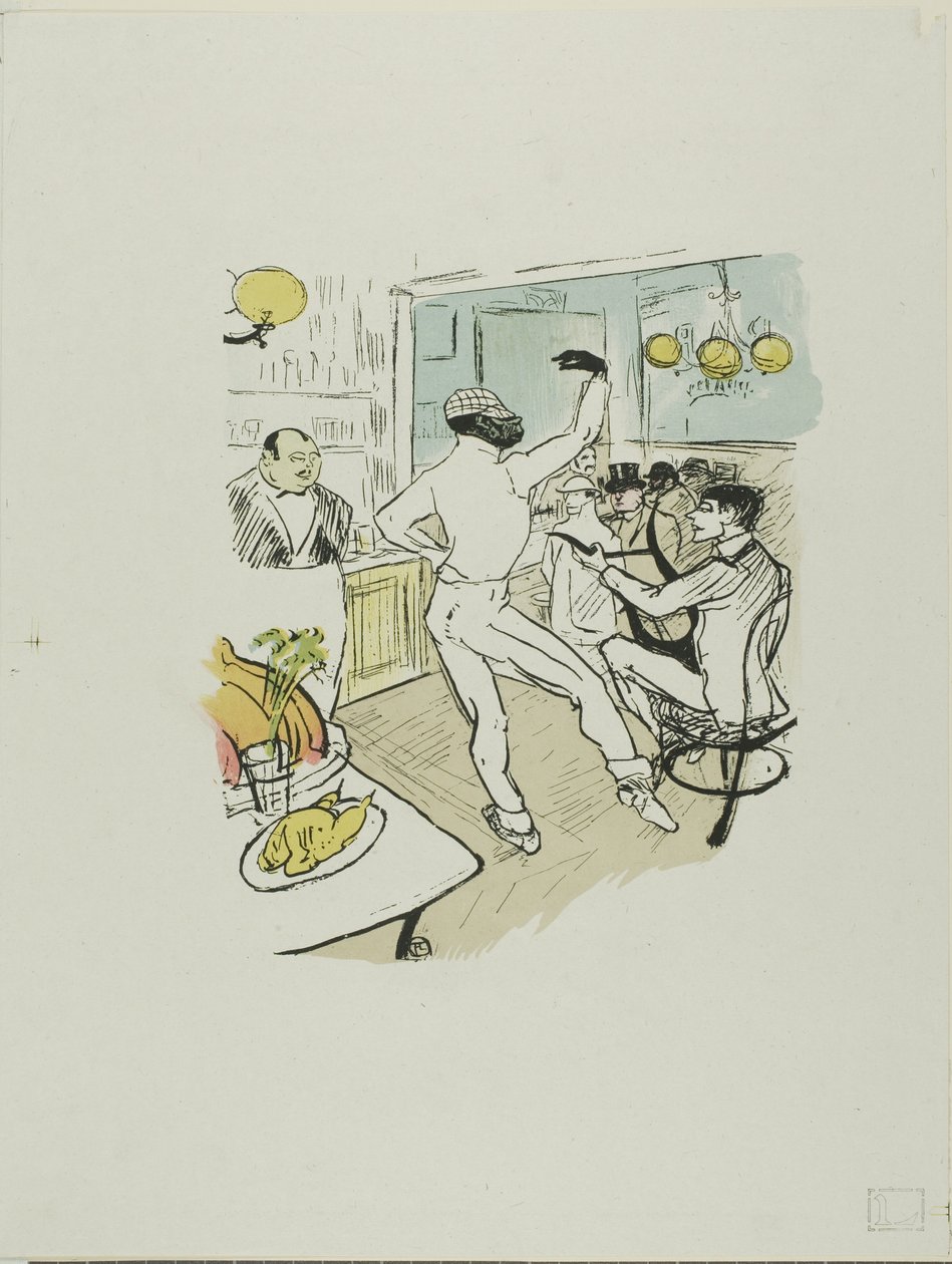 çikolata dansı by Henri de Toulouse Lautrec