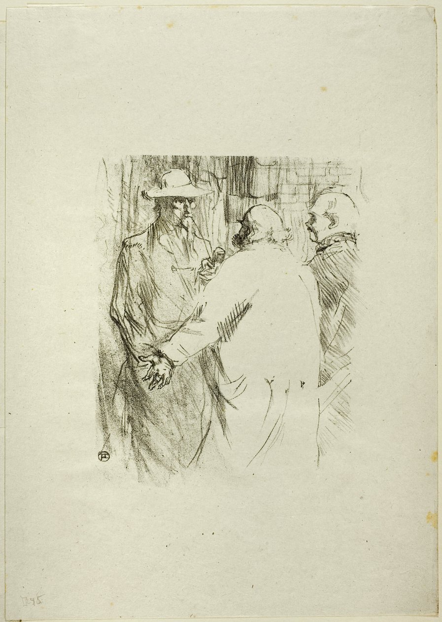 Au Pied du Sinaï'den Busk'taki Clemenceau by Henri de Toulouse Lautrec