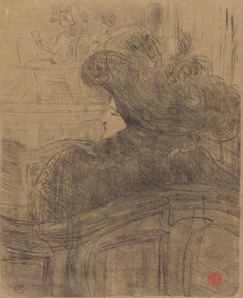 Cleo de Merode by Henri de Toulouse Lautrec