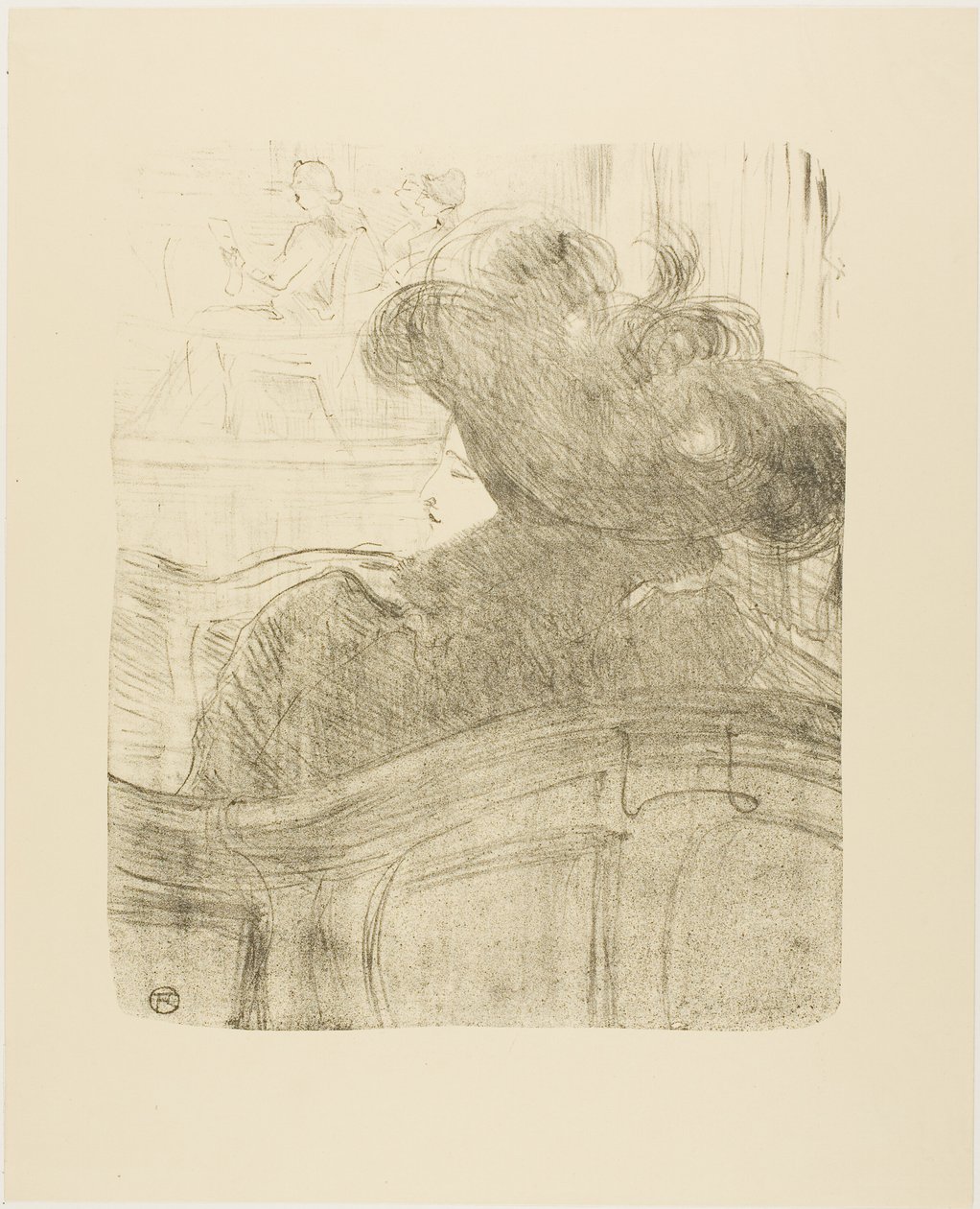 On Üç Litograftan Cléo de Mérode, by Henri de Toulouse Lautrec