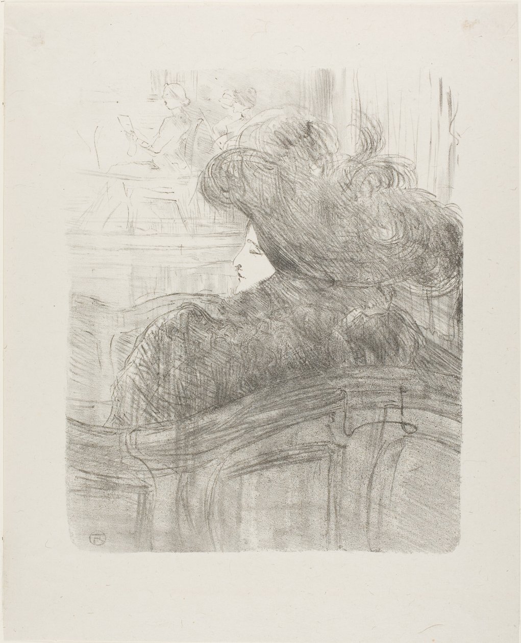 On Üç Litograftan Cléo de Mérode, by Henri de Toulouse Lautrec