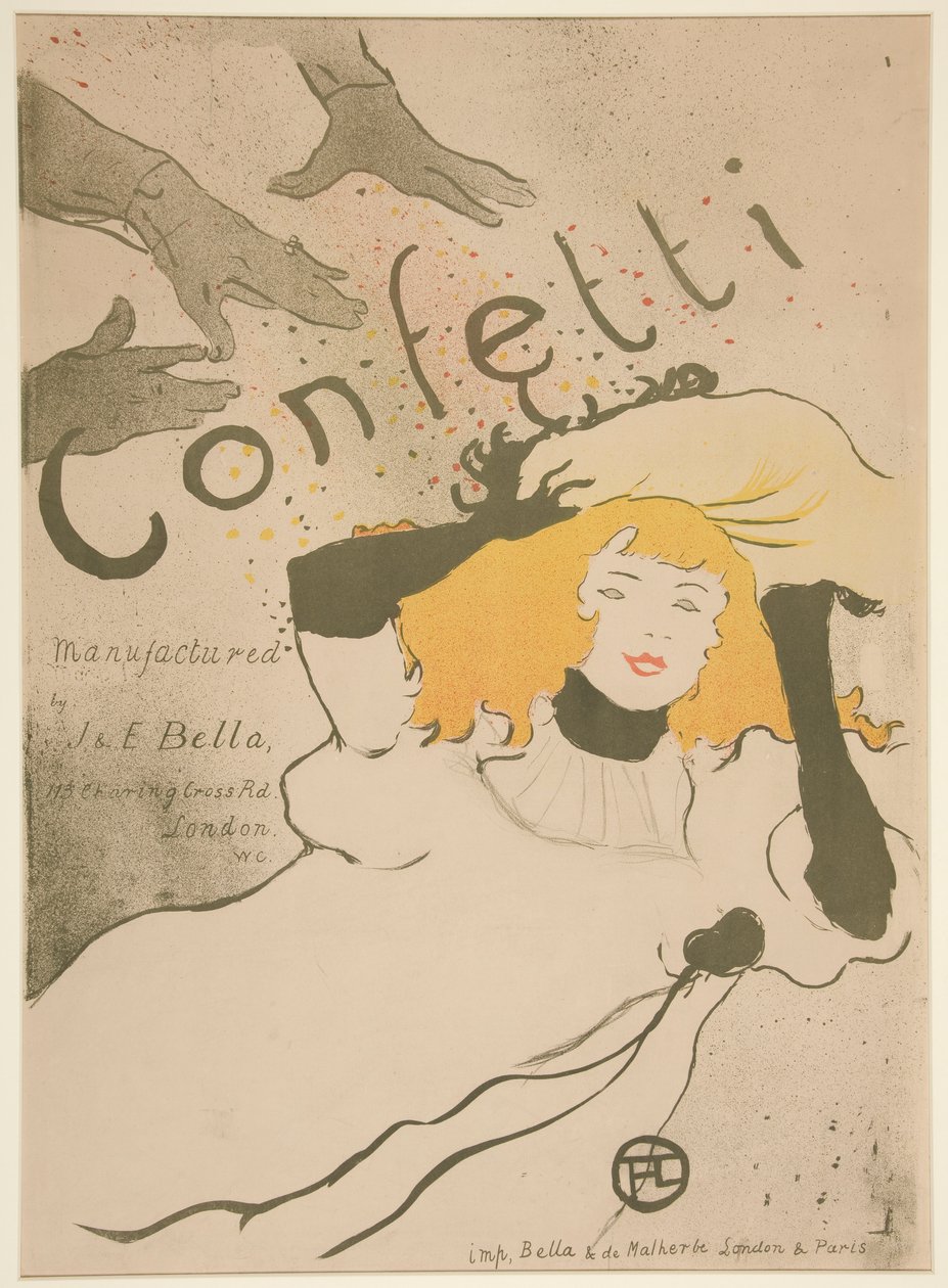 Konfeti by Henri de Toulouse Lautrec