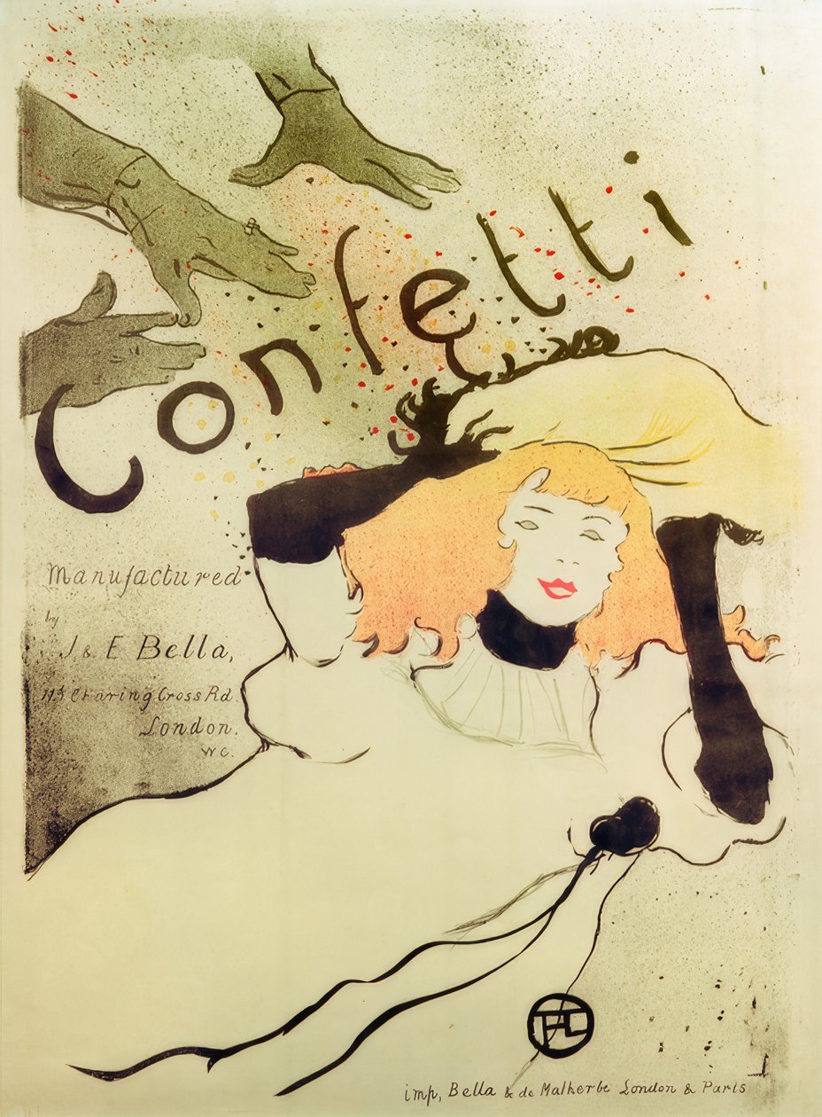Konfeti by Henri de Toulouse Lautrec
