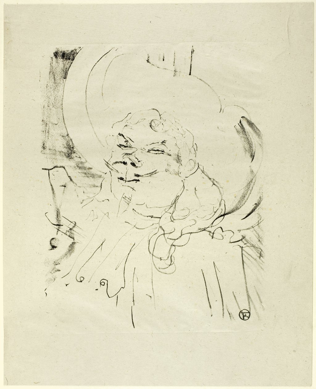 Treize Litografilerinden Yaşlı Coquelin by Henri de Toulouse Lautrec