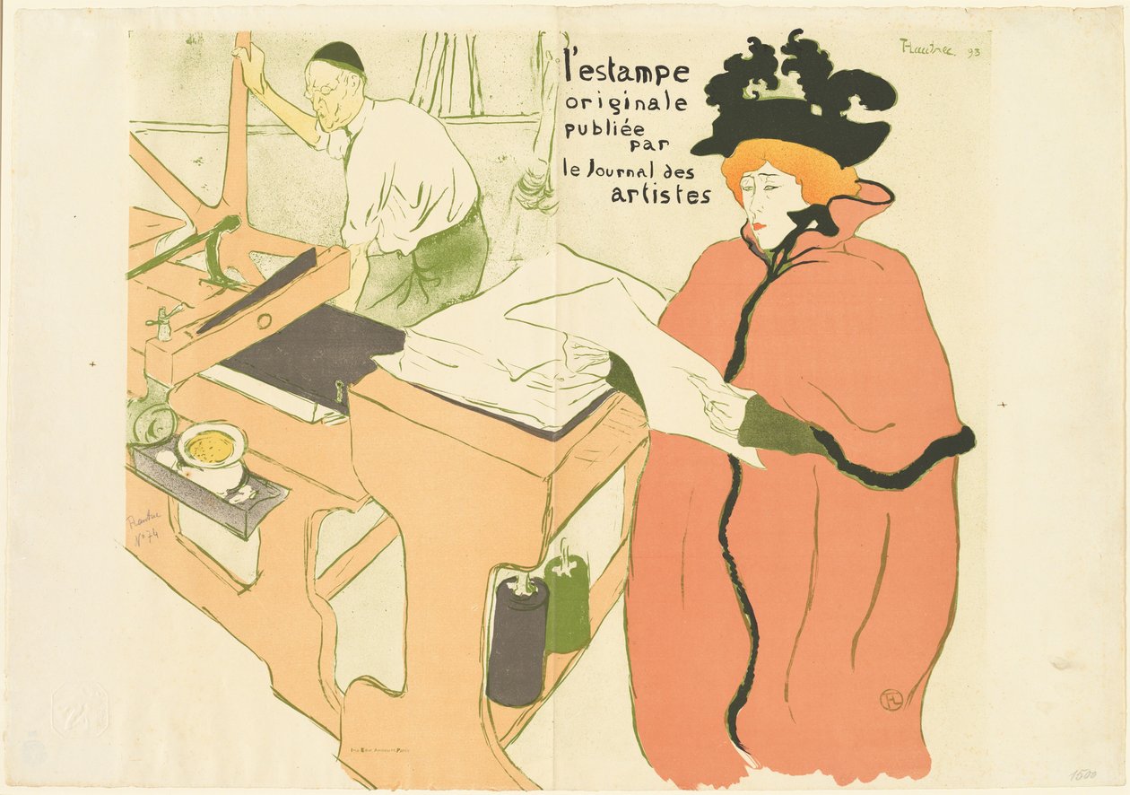 "Orijinal Baskı" Kapağı ("Orijinal Baskı" Kapağı) by Henri de Toulouse Lautrec