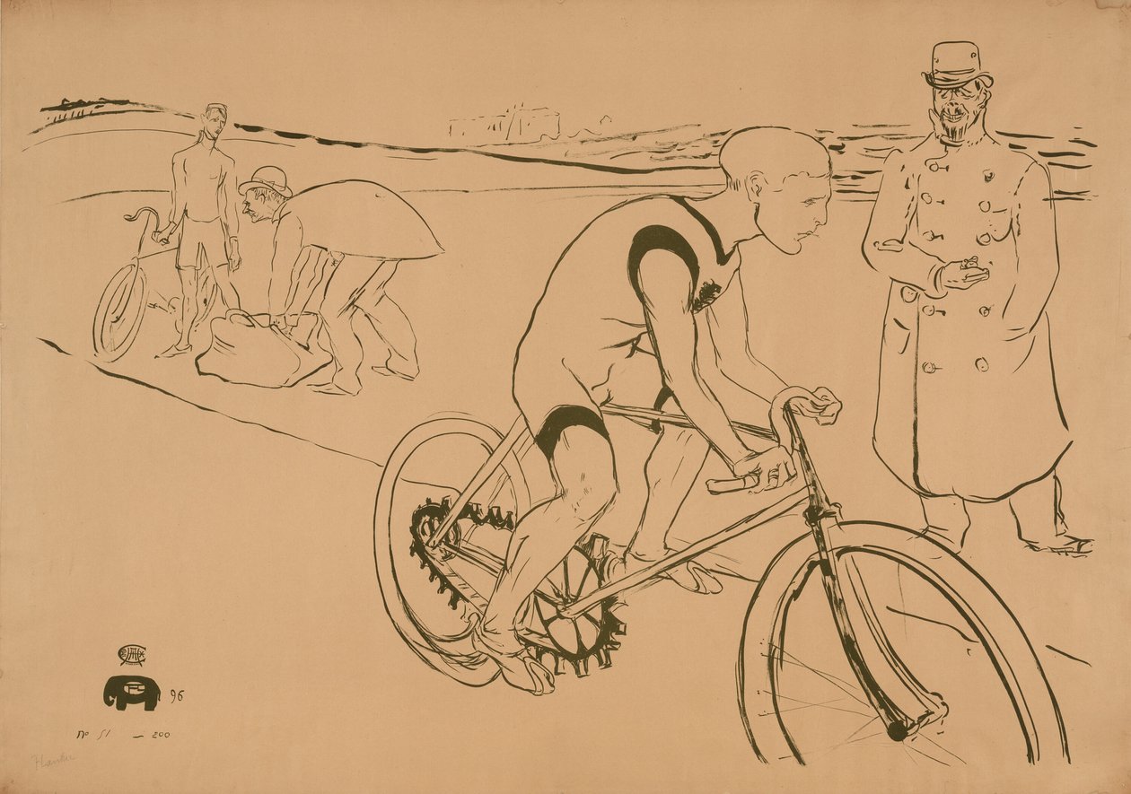 Döngü Michael by Henri de Toulouse Lautrec