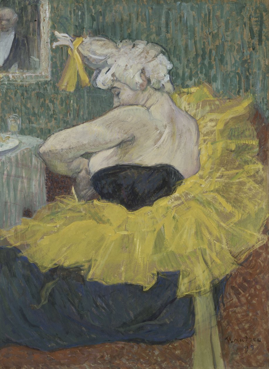 Die Clownesse Cha-U-Kao, 1895 by Henri de Toulouse Lautrec