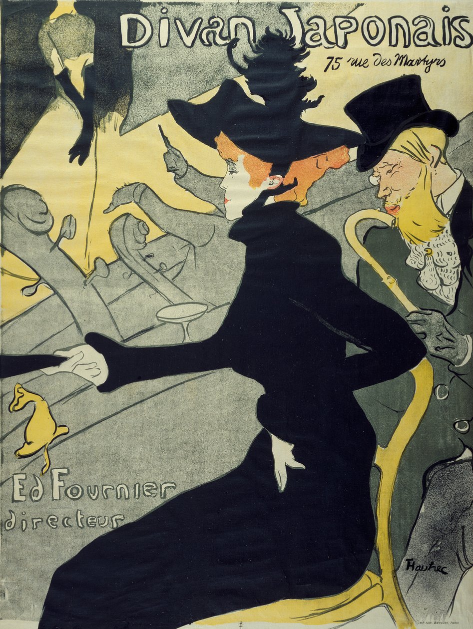 japon kanepe by Henri de Toulouse Lautrec