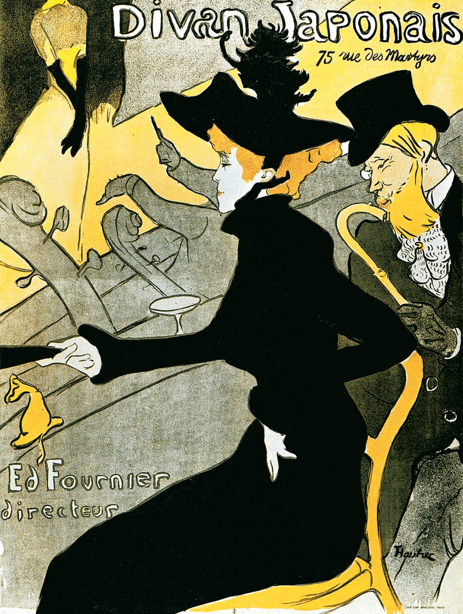 Japon kanepe afişi, 1892. by Henri de Toulouse Lautrec