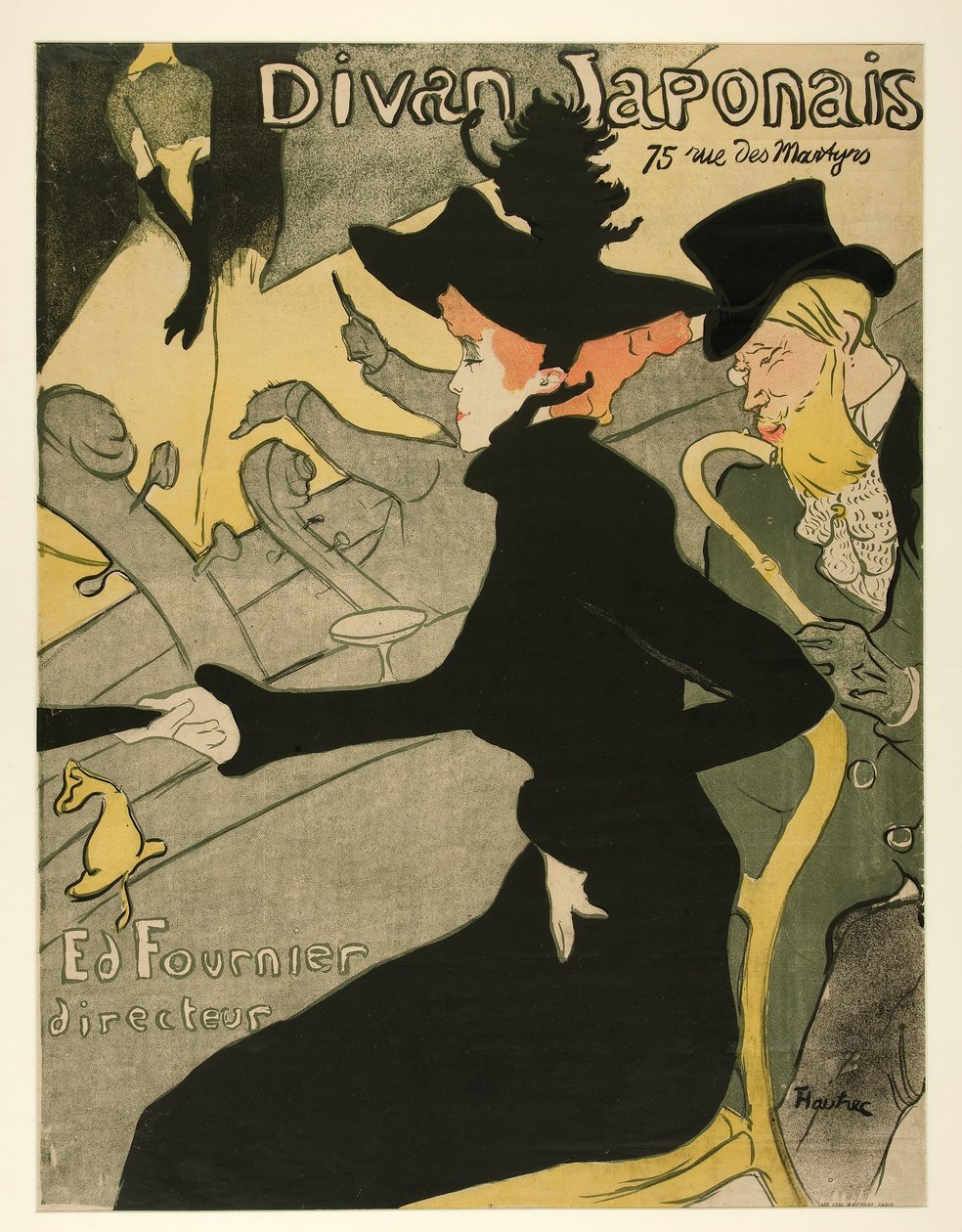 Japon kanepesi, pub. 1892 by Henri de Toulouse Lautrec