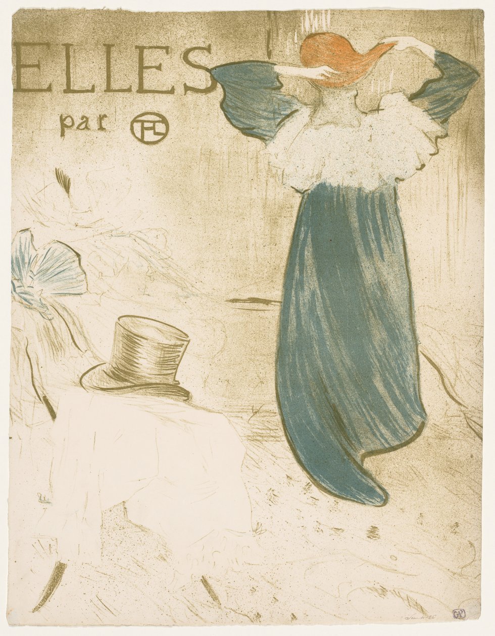 Onlar, 1896. by Henri de Toulouse Lautrec