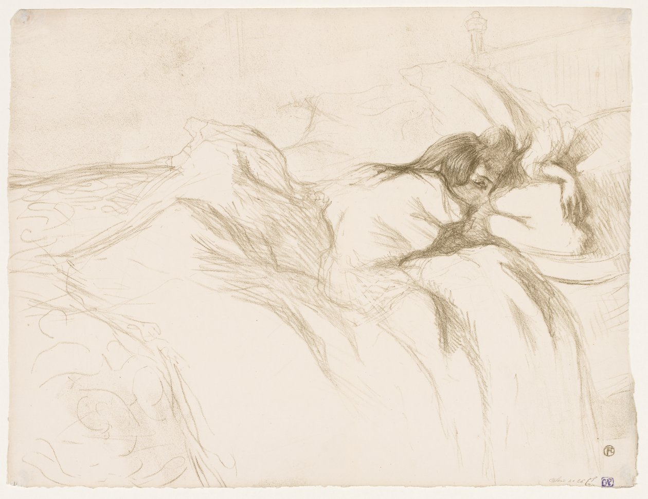 Elles: Uyuyan Kadın by Henri de Toulouse Lautrec