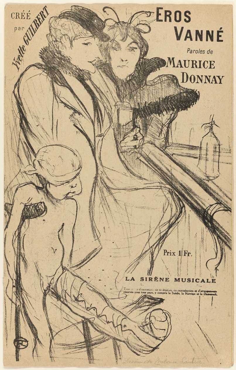 eros vanné by Henri de Toulouse Lautrec