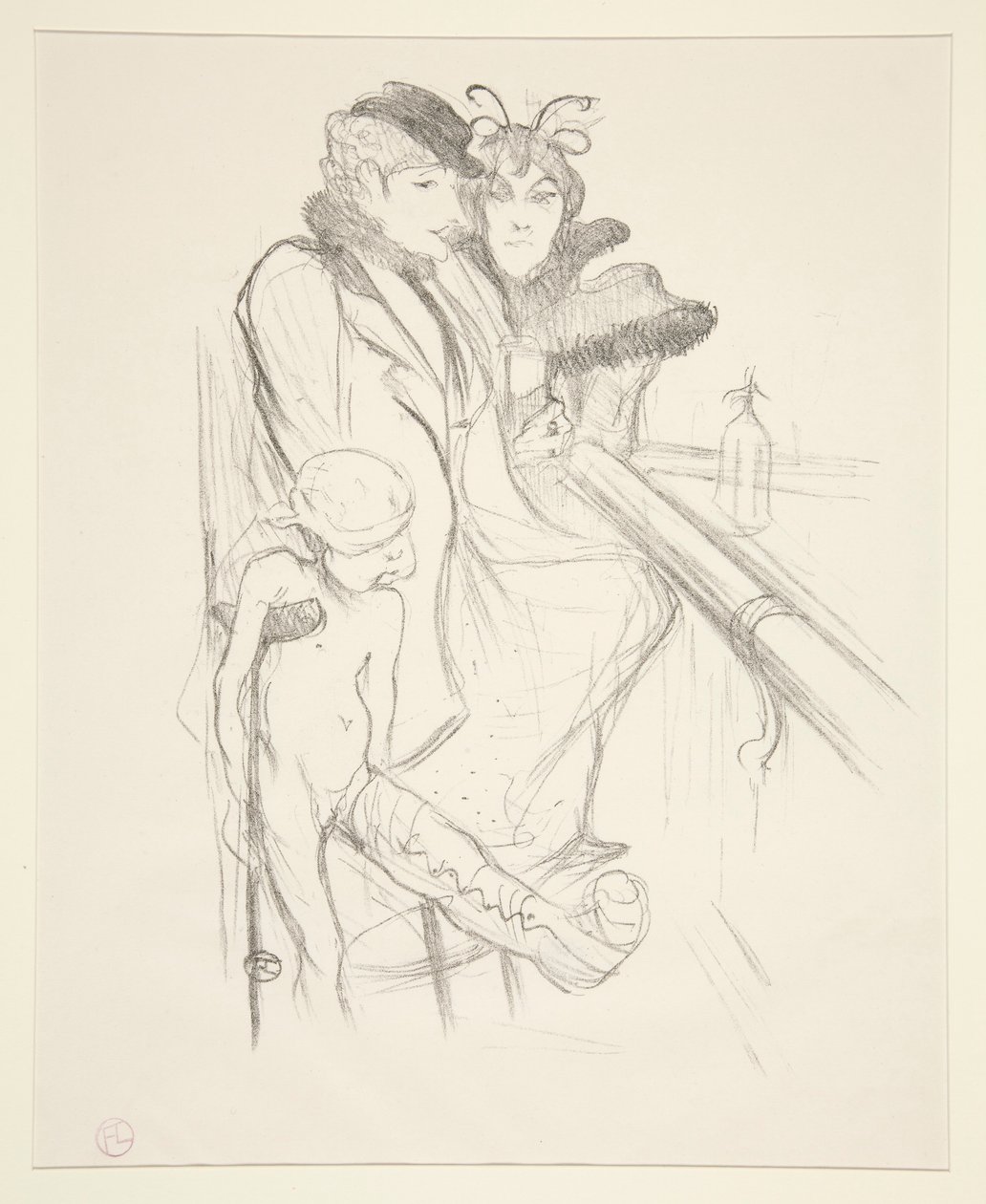Eros vanne (Eros Yenildi) by Henri de Toulouse Lautrec