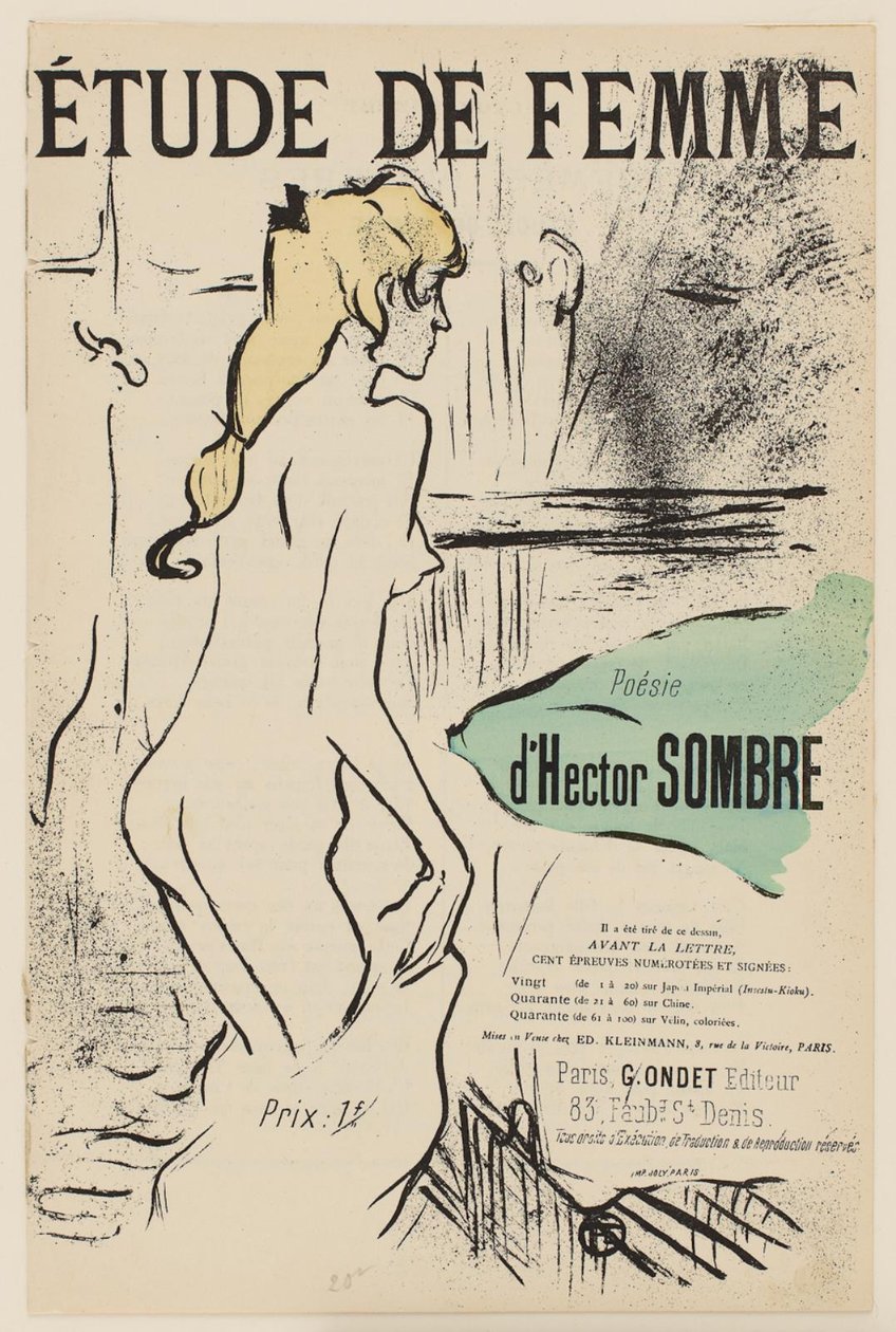 Kadın Çalışması by Henri de Toulouse Lautrec