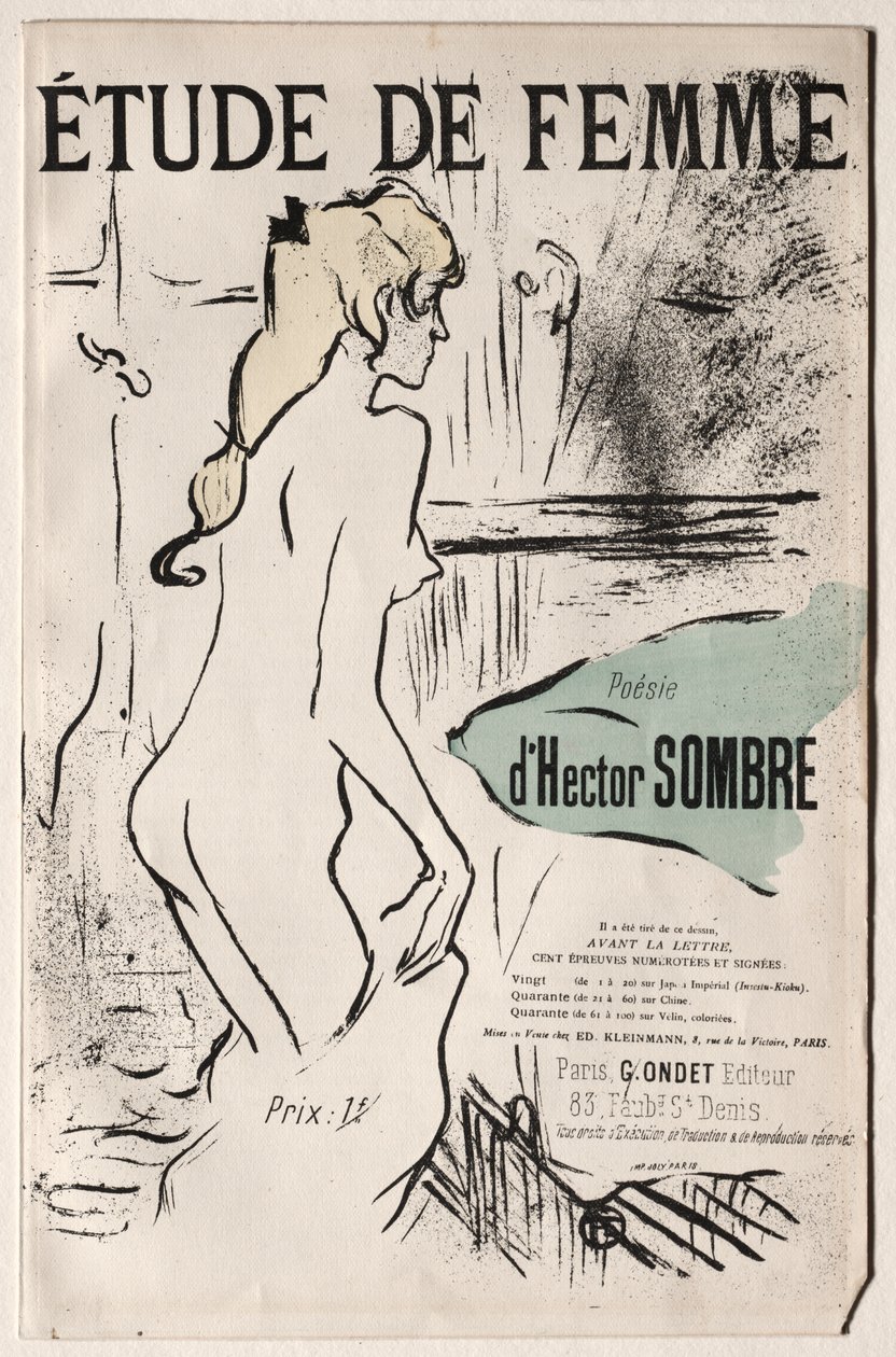 Kadın Çalışması by Henri de Toulouse Lautrec